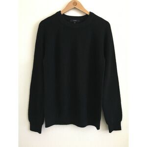 TOPTEN10 Korean Fashion Black Wool Blend Crewneck Sweater Men's Size 100